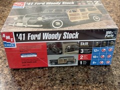 AMT 1941 FORD WOODY STOCK FACTORY SEALED KIT! CIRCA 2001! VMCP!