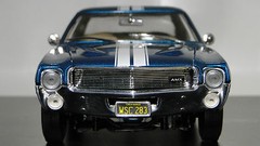 Race AMC Javelin Classic Muscle Car Hot Rod 1968 Vintage Metal Promo 1 18 1969