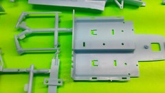 2006 Ford GT 1/25 Frame Chassis Axle Suspension Floor Pan Model Car Parts