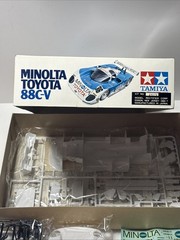 Vintage Tamiya Minolta Toyota 88C-V Race Car Model Kit 1/24 24079