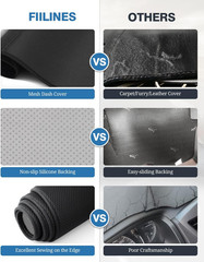 Dash Cover for Dodge Challenger 2015-2024, Dashboard Mat Cover Challenger Access