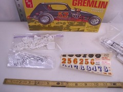 AMT GREMLIN MODIFIED STOCKER RACE CAR MODEL KIT 1:25 T175
