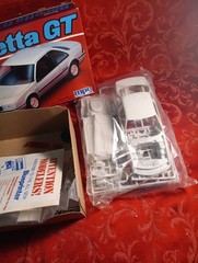 M20B Sealed parts open box 1988 Chevy Beretta GT MPC 1/25 2 in 1 model kit 6261