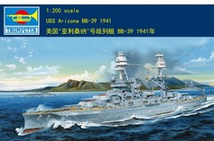 Trumpeter 03701 1/200 USS Arizona BB-39 1941 Ship