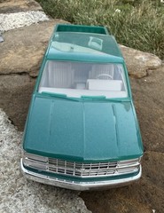 AMT Ertl 1993 Chevrolet C-1500 Extended Cab Promo Teal green 8130 1/25