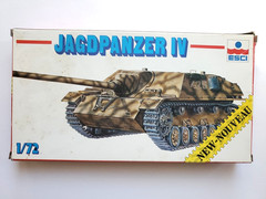 ESCI 1:72 Jagdpanzer IV German Tank Model Kit 8319 Open Box, Complete
