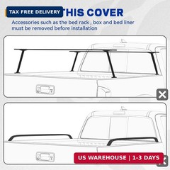 Soft Tri-Fold Truck Bed Tonneau Cover Fit for Ford Maverick 2022 2023 2024 2025