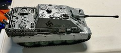 Hand Built WWII German Tank 4 Inches