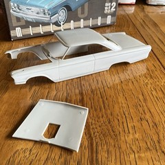 AMT 1963 Ford Galaxie Model Car INCOMPLETE For PARTS