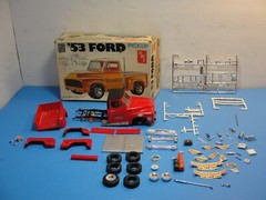 AMT ’53 Ford Pickup. Vintage 1974 Issue Street Rods Kit T410.
