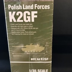 ACADEMY 13560 POLISH LAND FORCES K2GF TANK MODEL KIT-NIB-1/35 SCALE