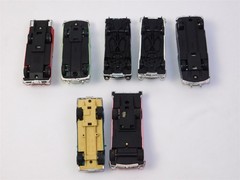 7 Pcs Vintage 1950s American Classic Model Cars Collection