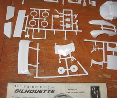 AMT Bill Cushenberry Silhouette Show Car Rod Orig Unbuilt Kit # 2162 ’60s Issue