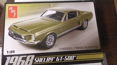 AMT 1968 Shelby GT-500 125 scale plastic model kit