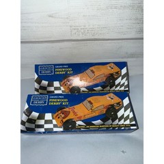 Lot of 2 Boy Scouts of America BSA Pinewood Derby Car Kits Official 17006 New