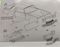 1975 Monte Carlo 1/25 Body Hood Glass Bumpers NASCAR Donor Kit Mt Dew