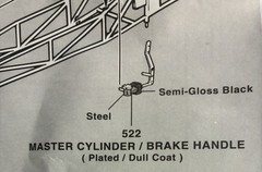 Don Garlits Wynn’s Jammer STEERING, BELL HOUSING MORE 103 1648 Model Car Parts