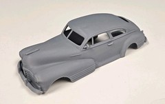 ABS-LIKE RESIN 3D PRINTED 1/25 1948 CHEVROLET FLEETLINE AERO SEDAN BODY
