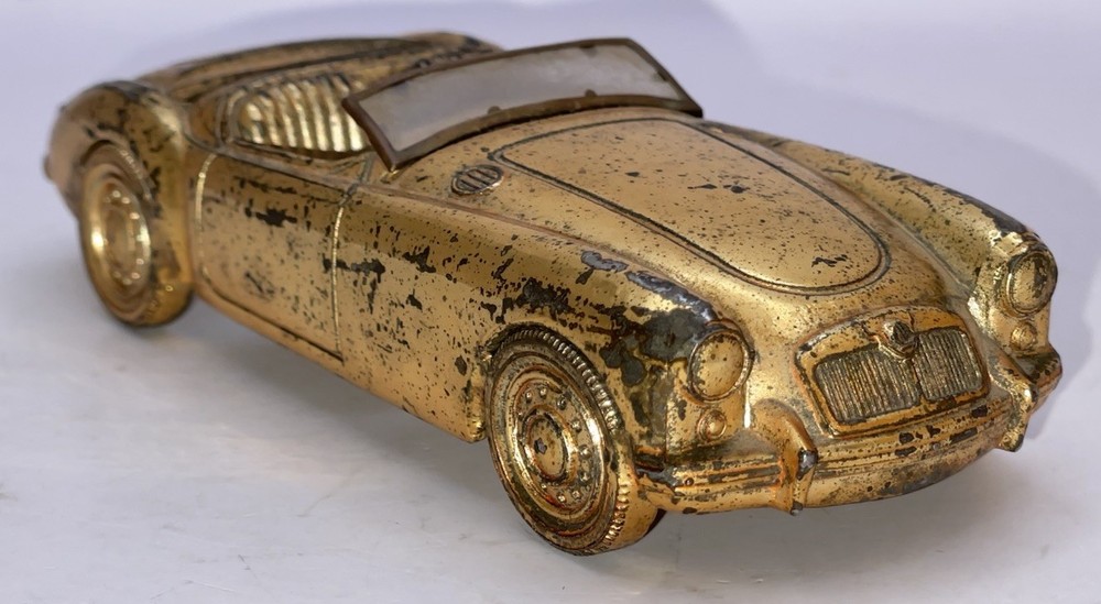 1956 MGA Promo Cigarette Lighter 1/32 Diecast Gold Plated Yamazaki Co Japan