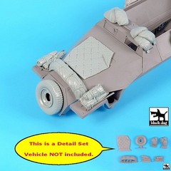 Black Dog 1/16 120mm Stowage & Accessories #1 for Sd.Kfz.251/1 (Das Werk) T16014