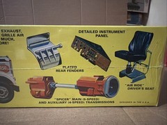 (BOXDMG) AMT 1/25 Kenworth W-925 Conventional Model Kit Big Rig Reissue AMT1021