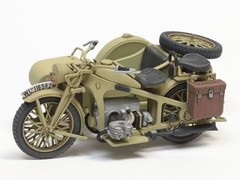 Tamiya 1/35 German Military Sidecar Motorcycle KS600 Model Kit 35384 JAPAN NEW