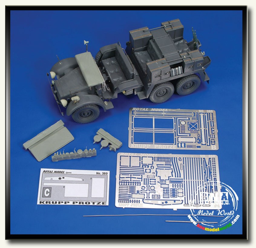 Royal Models 1/35 Krupp Protze Detail-up Set for Tamiya kit #35259