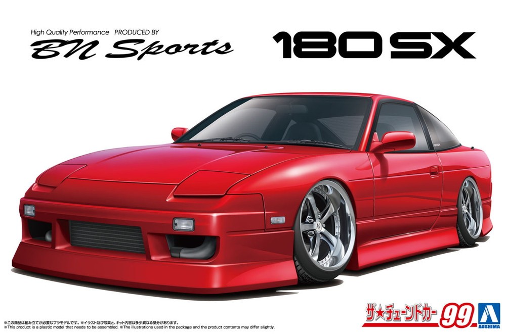 Aoshima 1/24 1996 Nissan 180SX RPS13 BN Sports V1 Model Kit