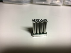 Set of 8 Metal Injector Stacks 1/24 scale – 20 MM long 3.7 MM Diameter 4.7 Flare