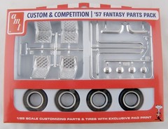1:25 Scale Custom & Competition ’57 Fantasy Parts & Tire Pack – AMT #PP018/24