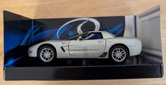 TWO(2) MAISTO SPECIAL EDITION CORVETTE Z06, SCALE 1:24, COLOR SILVER – SEE RMKS