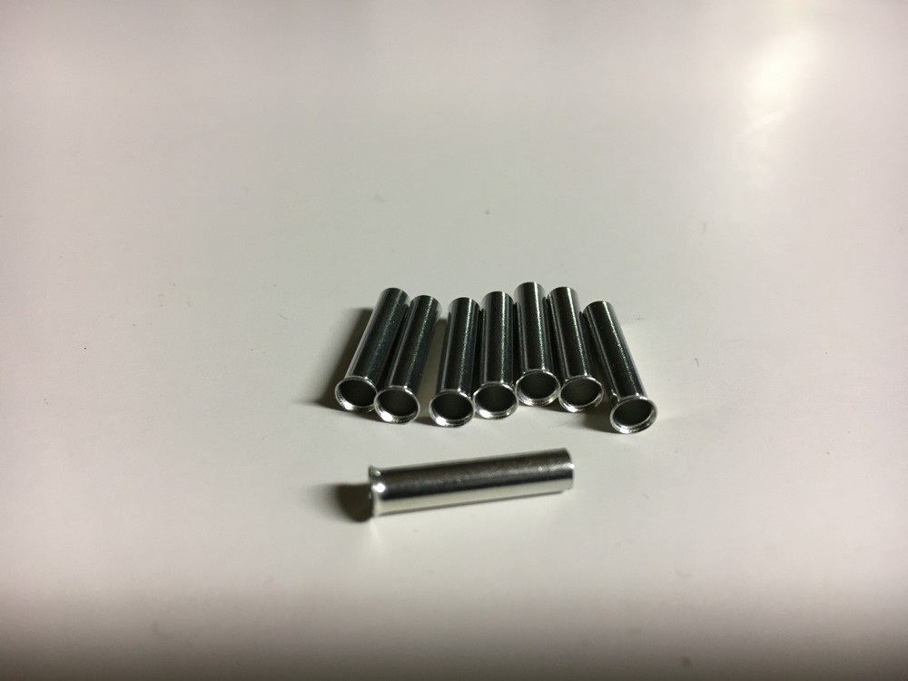 Set of 8 Metal Injector Stacks 1/24 scale – 20 MM long 3.7 MM Diameter 4.7 Flare