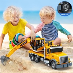 Kids Toys for 3 4 5 6 7 8 Years Old Boys, Large Excavator Truck Toy with…