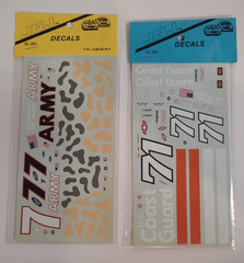 NASCAR Racing 1/24-1/25 Model Car Vtg Decal Sheets Army Navy Marines Lot Of 17