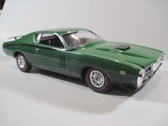 1971 Dodge Charger Model Car Pro Built Hand Built 1/25 scale