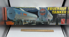 AMT Fruehauf Tanker Semi-Trailer 1/25 Model Kit T531 Union 76 Gulf SEALED 1972