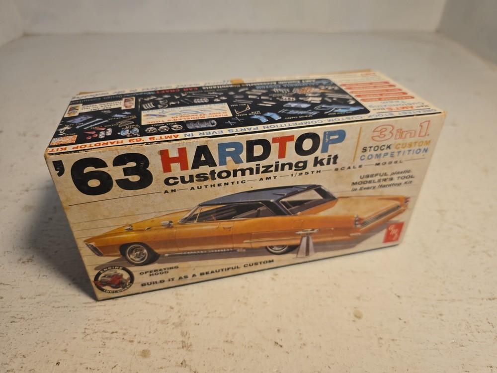 1/25 scale AMT model kit of a 1963 Ford Galaxie 500XL Missing Body *Parts Only