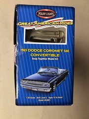 Polar Lights 1965 Dodge Coronet 500 Convertible Model Car Kit