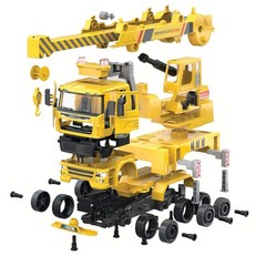 Doyusha 1/24 Quick Plastic Model 2 Crane Truck Color Coded Plastic Model