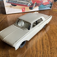Built Model Car, STARTED AMT Skyline Kit Ford Galaxy Vintage Type Race Car