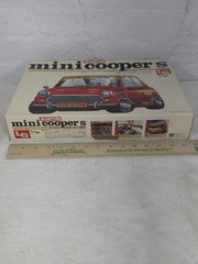 LS 1/16 C1201 Austin Mini Cooper S MK II Motorized Model Kit NOS New