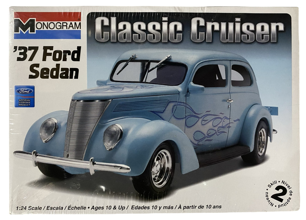 Monogram 1937 ’37 Ford Sedan Classic Cruiser 2010 1:24 Model Kit NEW #85-0884