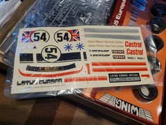 Nichimo Racing Type Lotus EuropaSpecial Wing 1/12 Kit **SEALED BAGS**