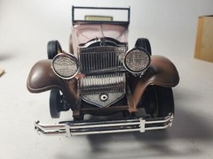 Vintage Hubley 1930 Packard Roadster 1:20 Parts Metal Model Car Kit Built Lot
