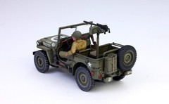 ProBuilt Model US Army Jeep Willys MB 1/4-Ton 4×4 1/35 Scaled Ratio, World War 2