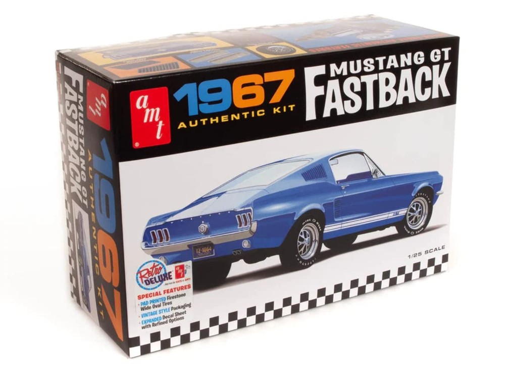 1:25 1967 Ford Mustang GT Fastback