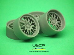 USCP 24T022 1/24 Nissan Skyline GTR R33 F&F Wheels and decal Resin kit