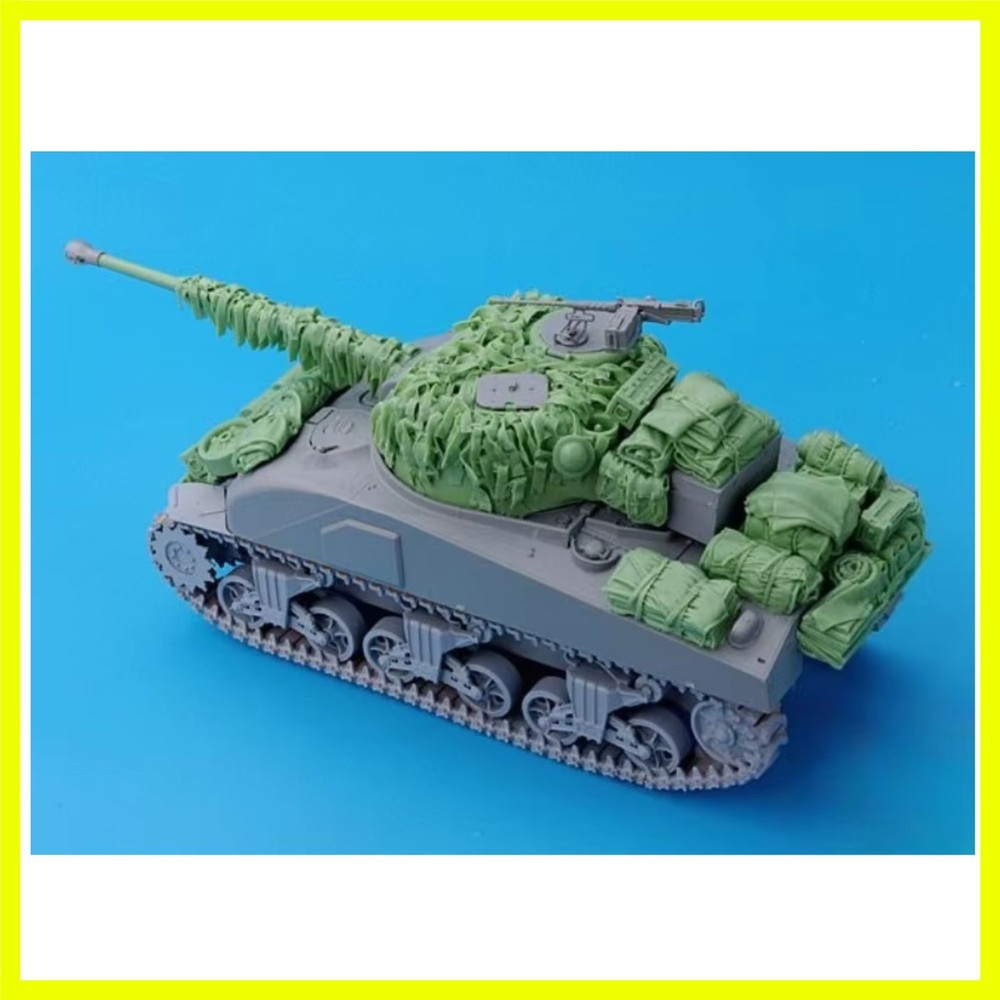 1/35 Scale Die-Cast Resin Model Assembled Kit British Sherman Firefly Hessian…
