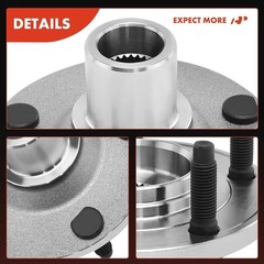 A-Premium 2 X Front Wheel Bearing and Wheel Hub Kit Compatible with Ford Escape