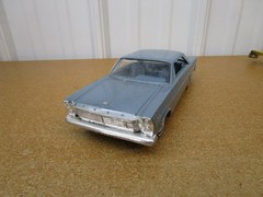 1965 Ford Galaxie 500 XL 2 door coupe 1/25 dealer promo car blue